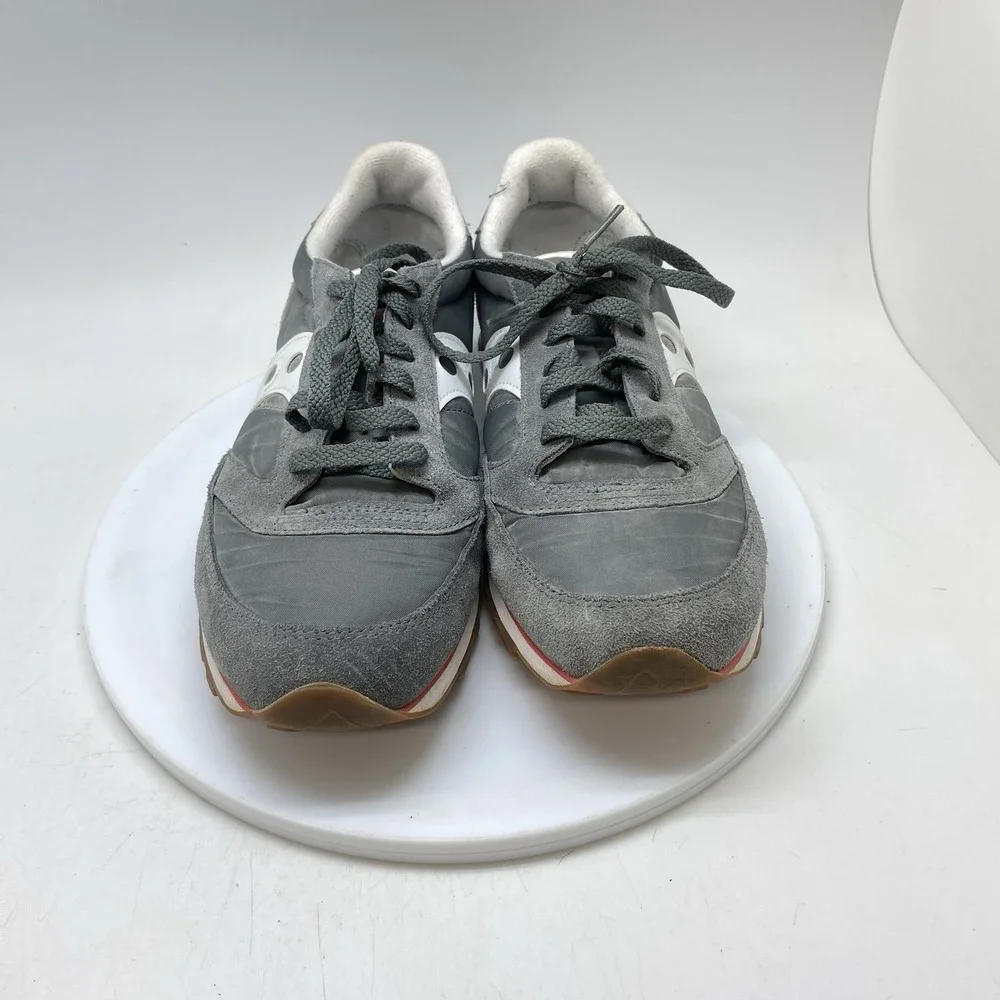 Saucony Jazz Sneakers Mens 10 Gray Suede Classic Athletic Casual Shoes S2866-266